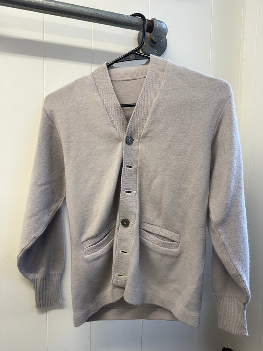Lavender Button Cardigan