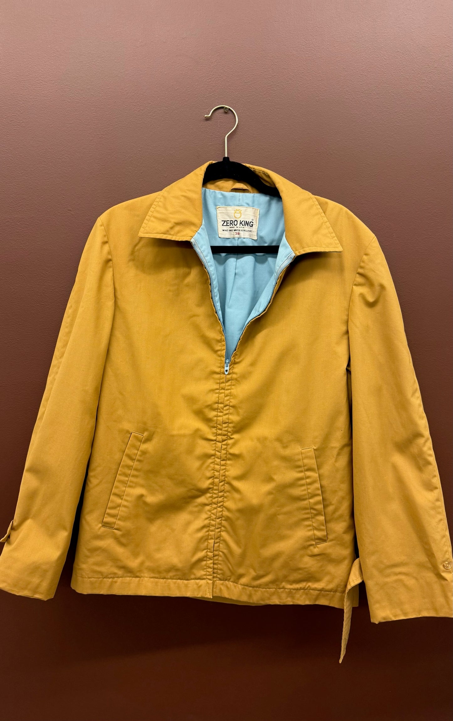 1970’a Mustard Yellow Windbreaker