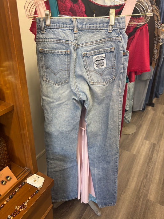 RARE - 2 White Horse Levi Denim