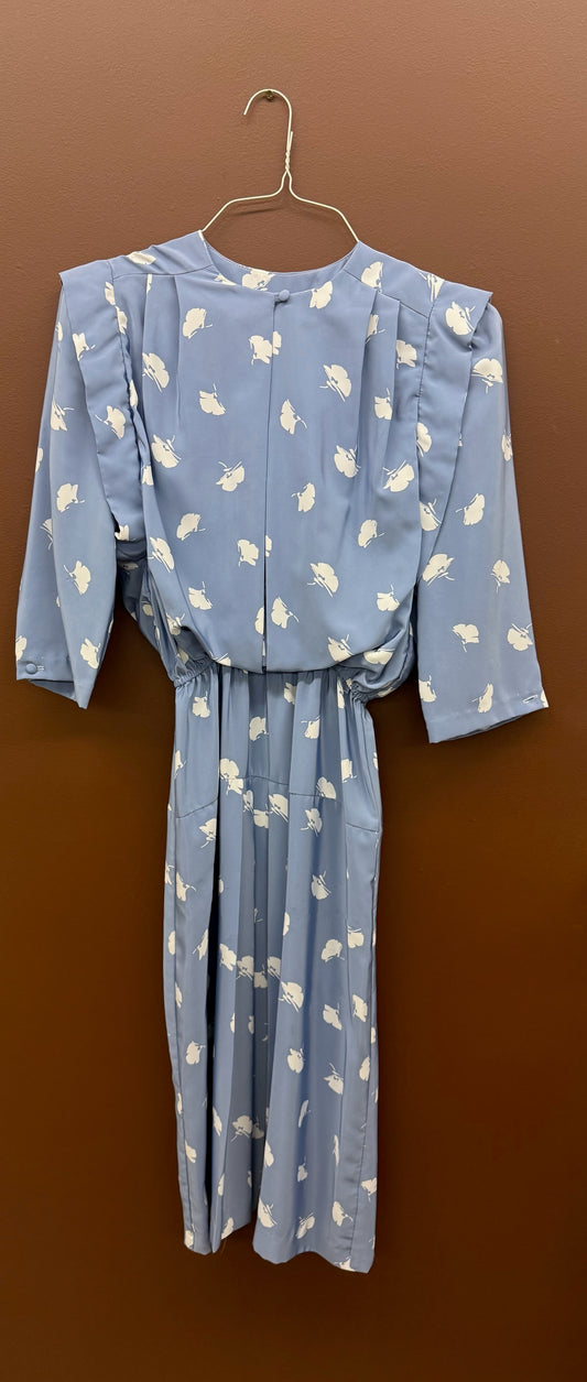 Slate Blue Church Dress