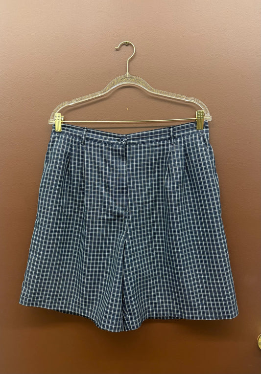 Karen Scott Plaid Shorts