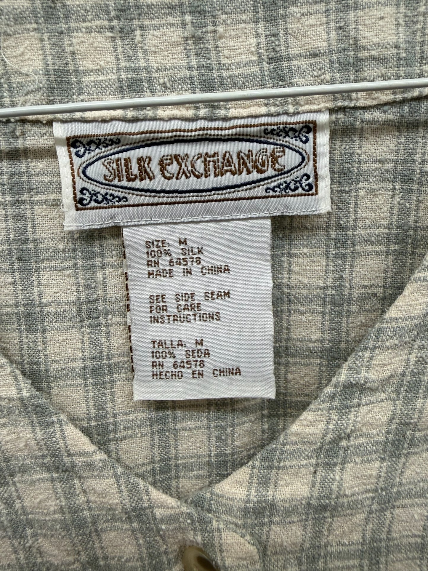 Silk Checkered Shirt