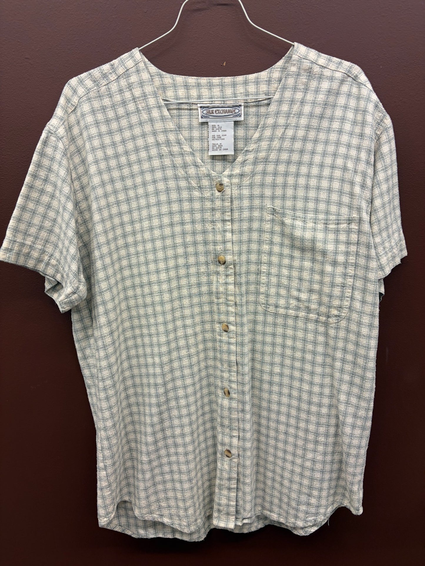 Silk Checkered Shirt