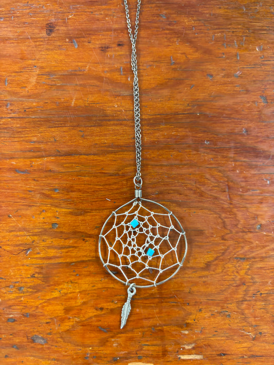 Sterling Dreamcatcher Necklace