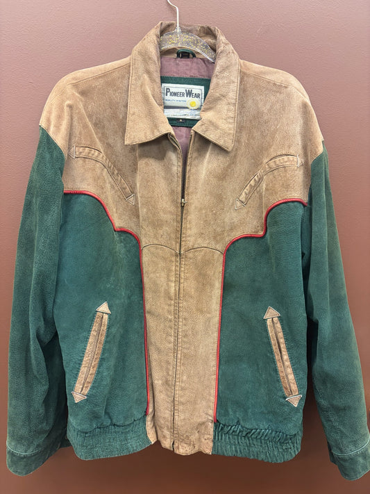 Rare Unisex Western Suede Leather Jacket