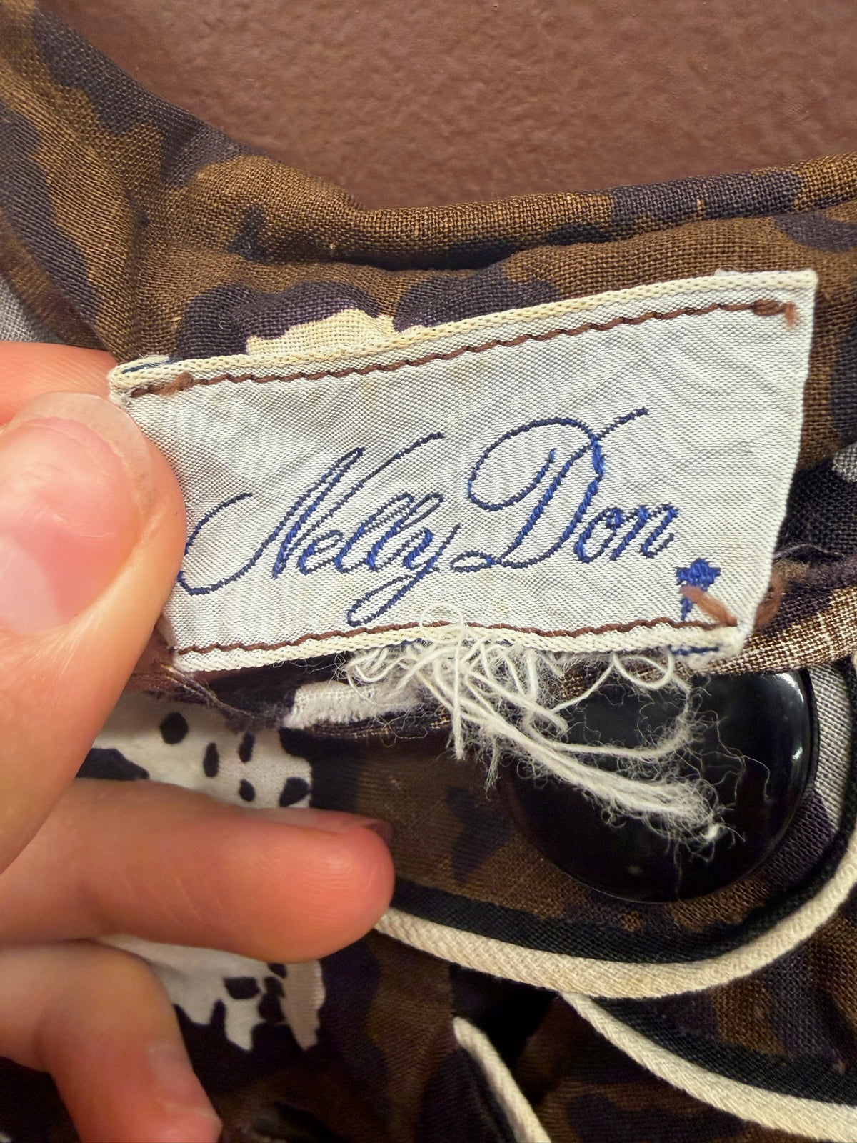Rare 1960’s Cotton Nelly Don Day Dress