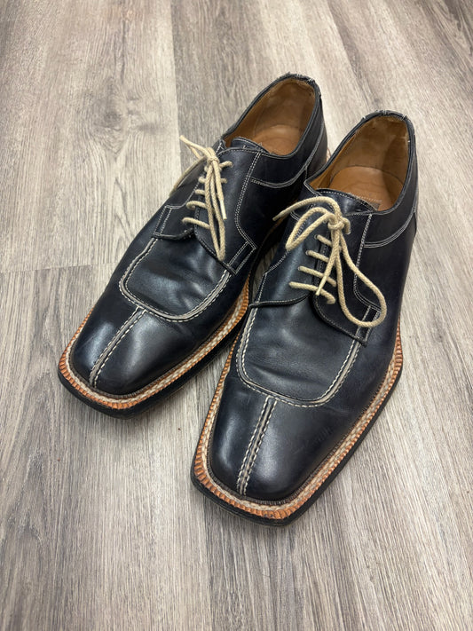 Men’s Black Italian Leather Dress Shoes