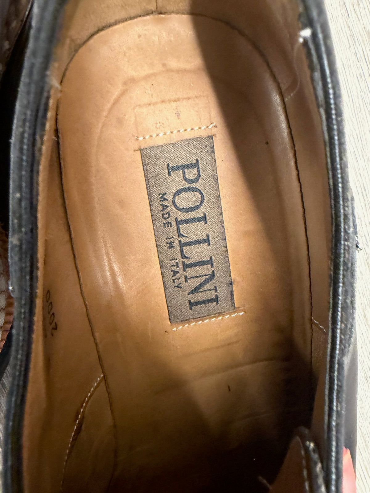 Men’s Black Italian Leather Dress Shoes