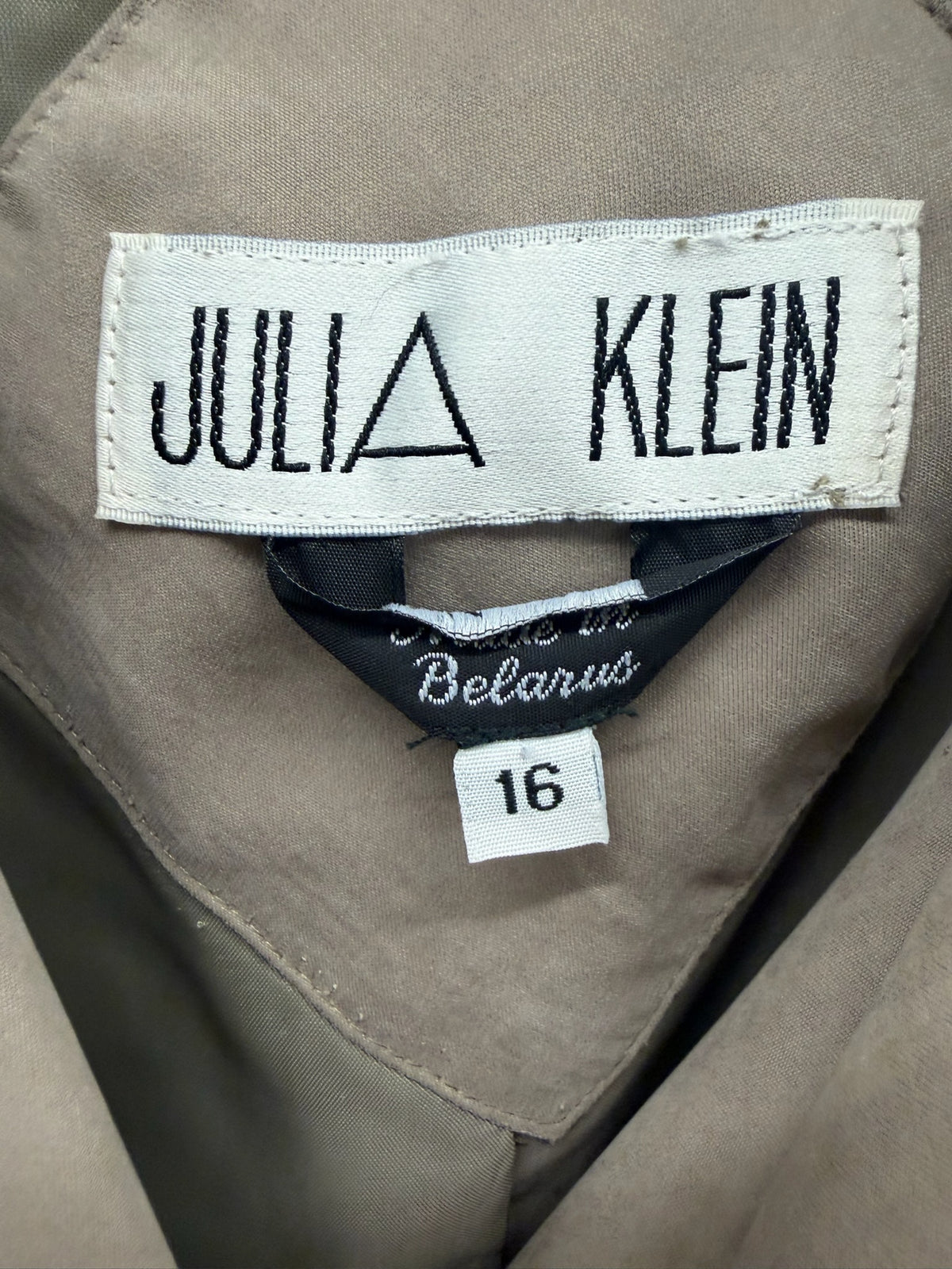 Julia Klein Microsuede Trench Coat